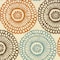 Homeroots 8 x 11 ft. Beige & Blue Medallion Indoor & Outdoor Area Rug 388693 - alternate 5